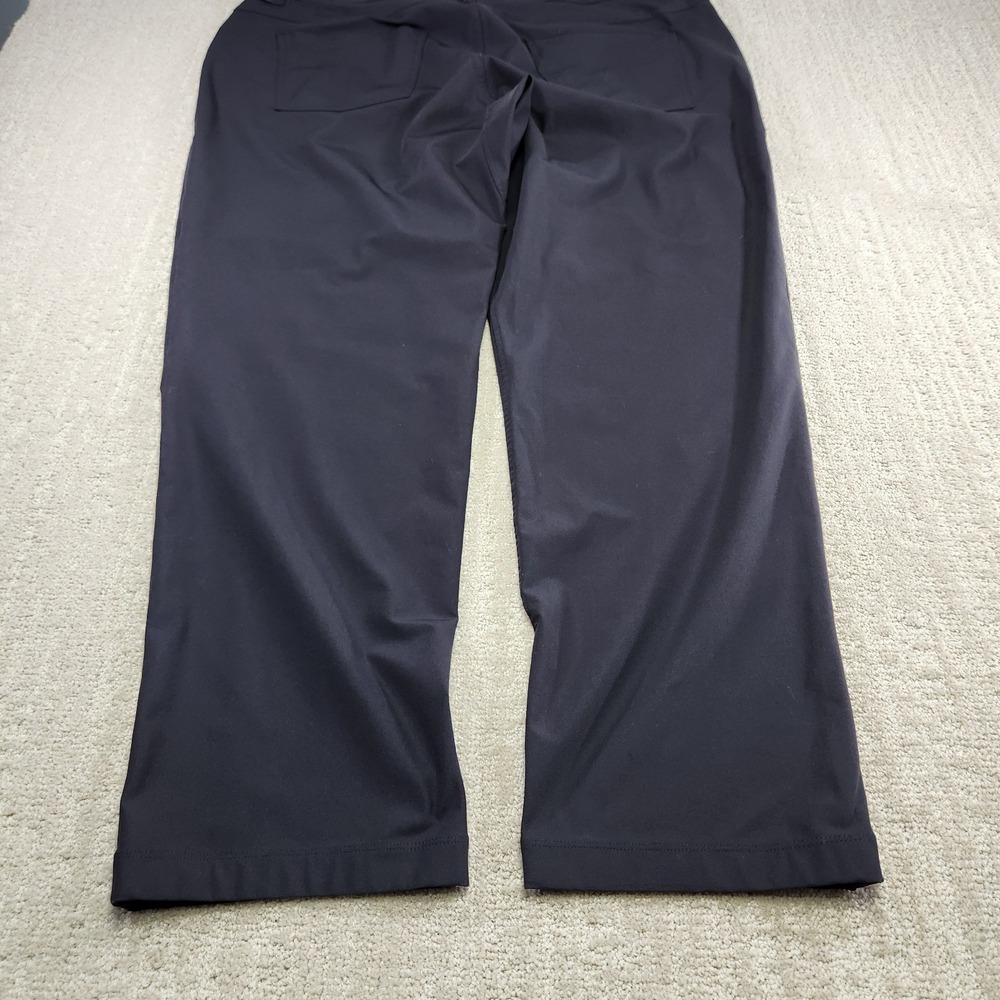 Lululemon Pants Men 40X31 ABC Classic Fit Performance Warpstreme Black Chino - Picture 10 of 13